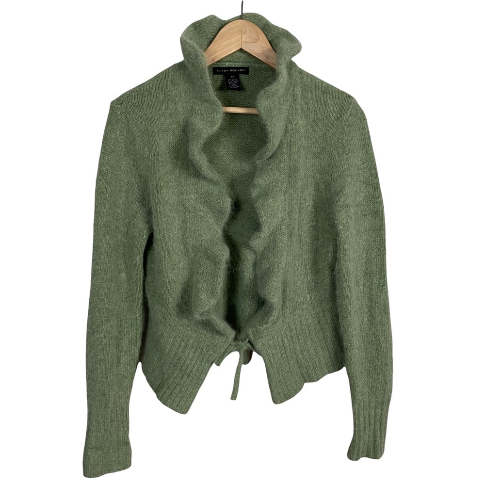 Vintage Elena Solano Rabbit Hair and Wool Cardigan